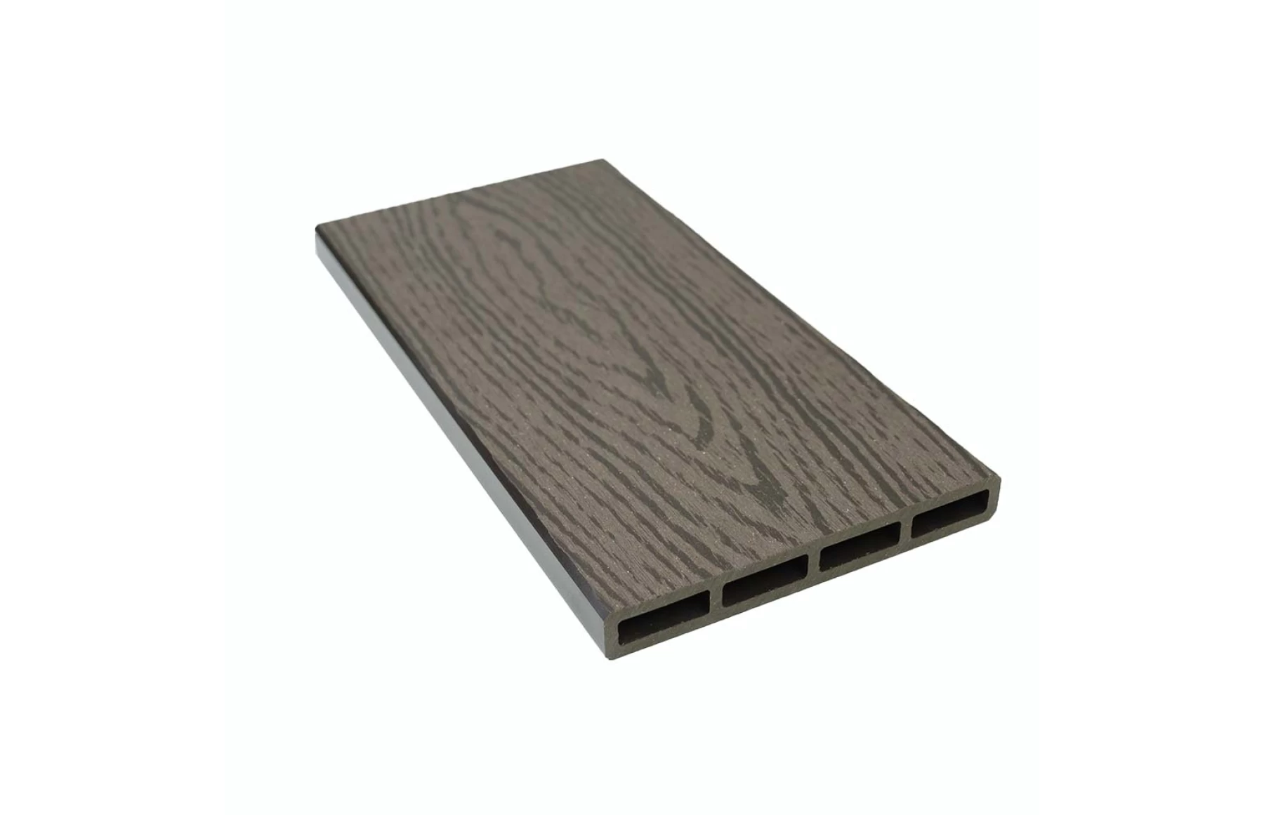 Placa gard tip scandura din WPC lemn compozit, 150x20.6mm, textura lemn maro