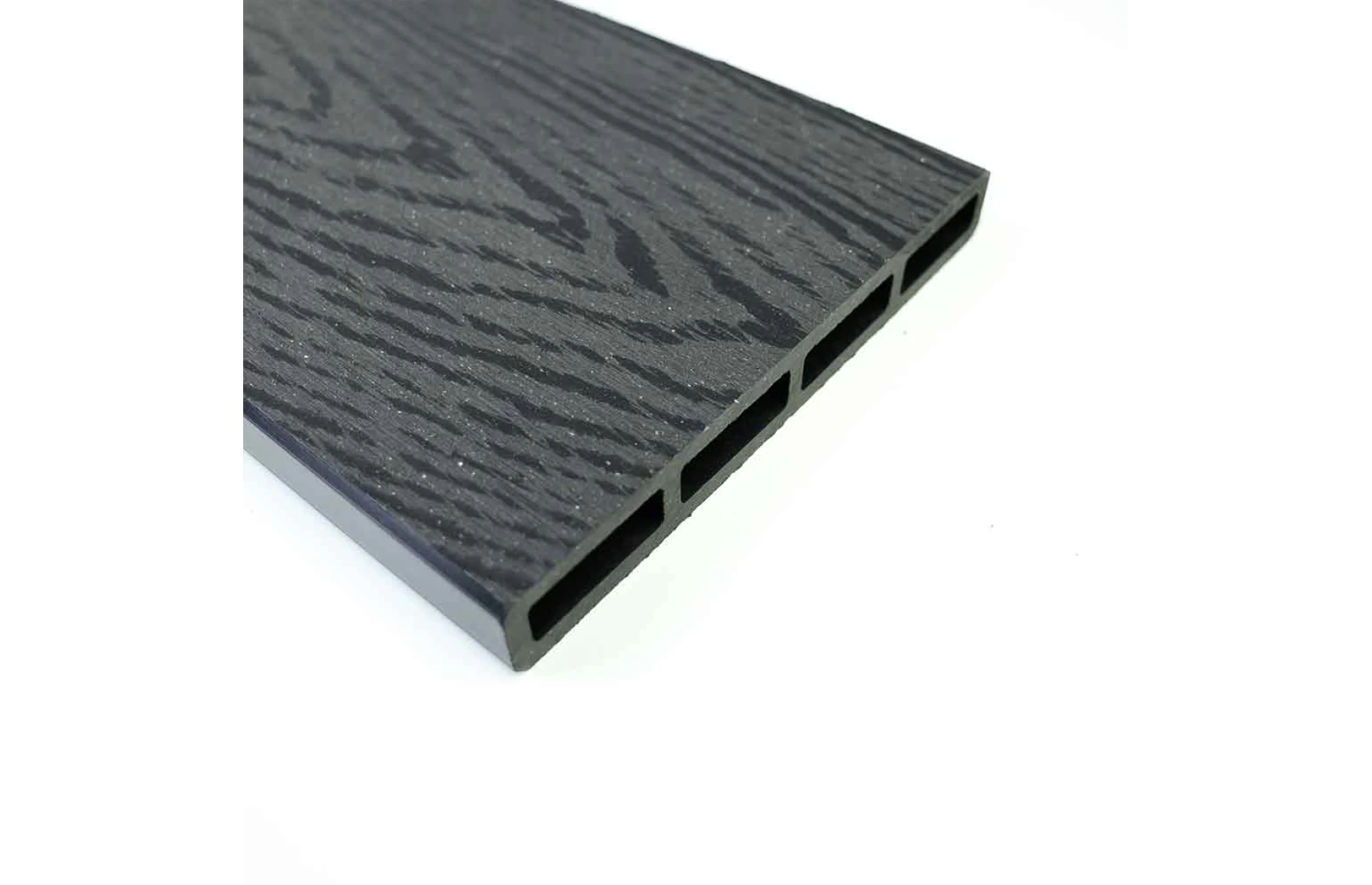 Placa gard tip scandura din WPC lemn compozit, 150x20.6mm, textura lemn gri