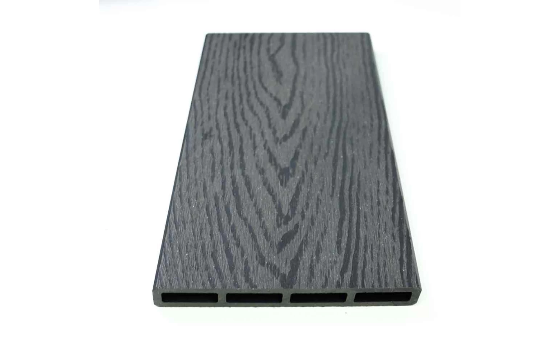 Placa gard tip scandura din WPC lemn compozit, 150x20.6mm, textura lemn gri