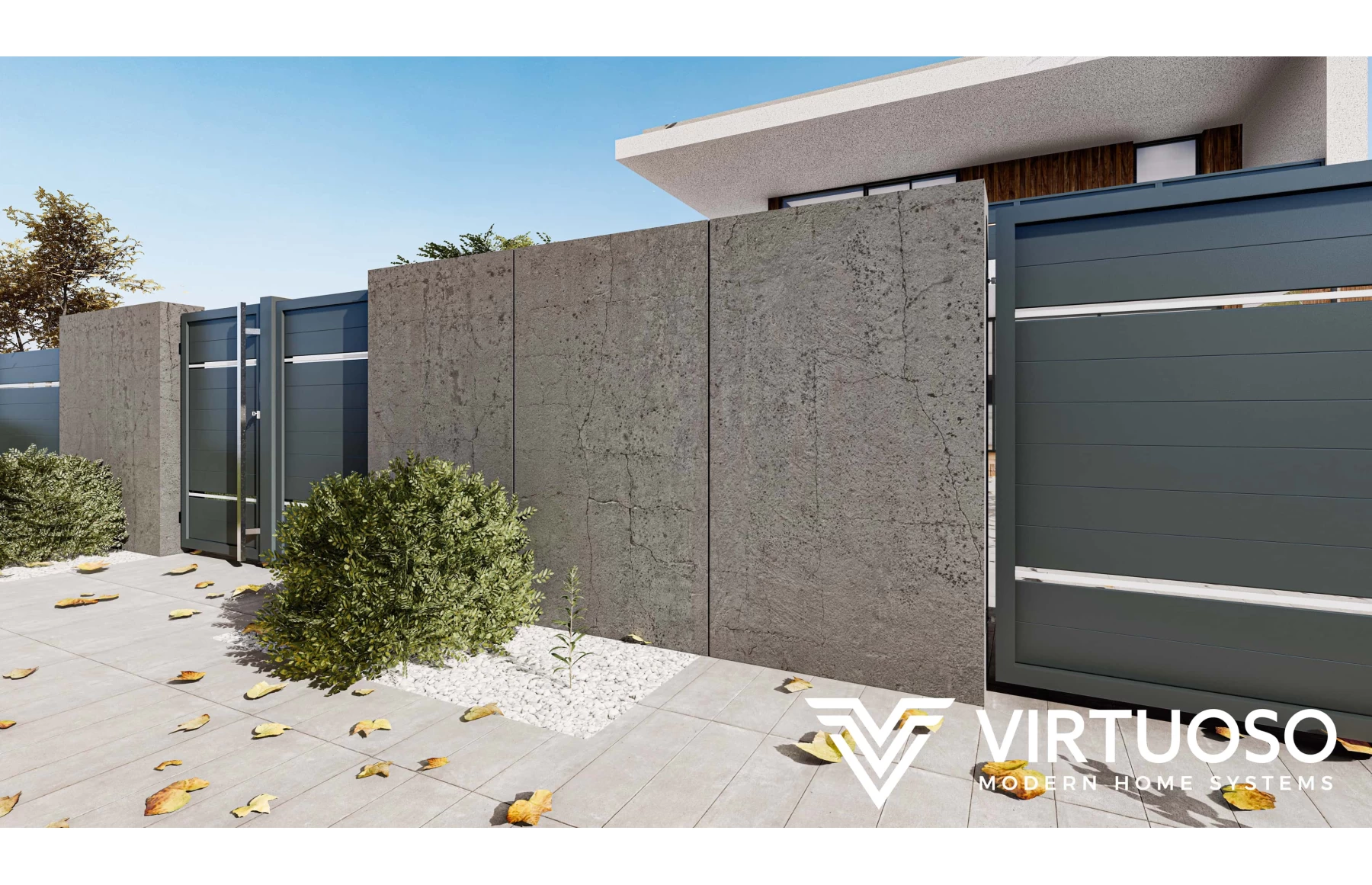 Poarta bi-fold articulata, Hercule, Aluminiu