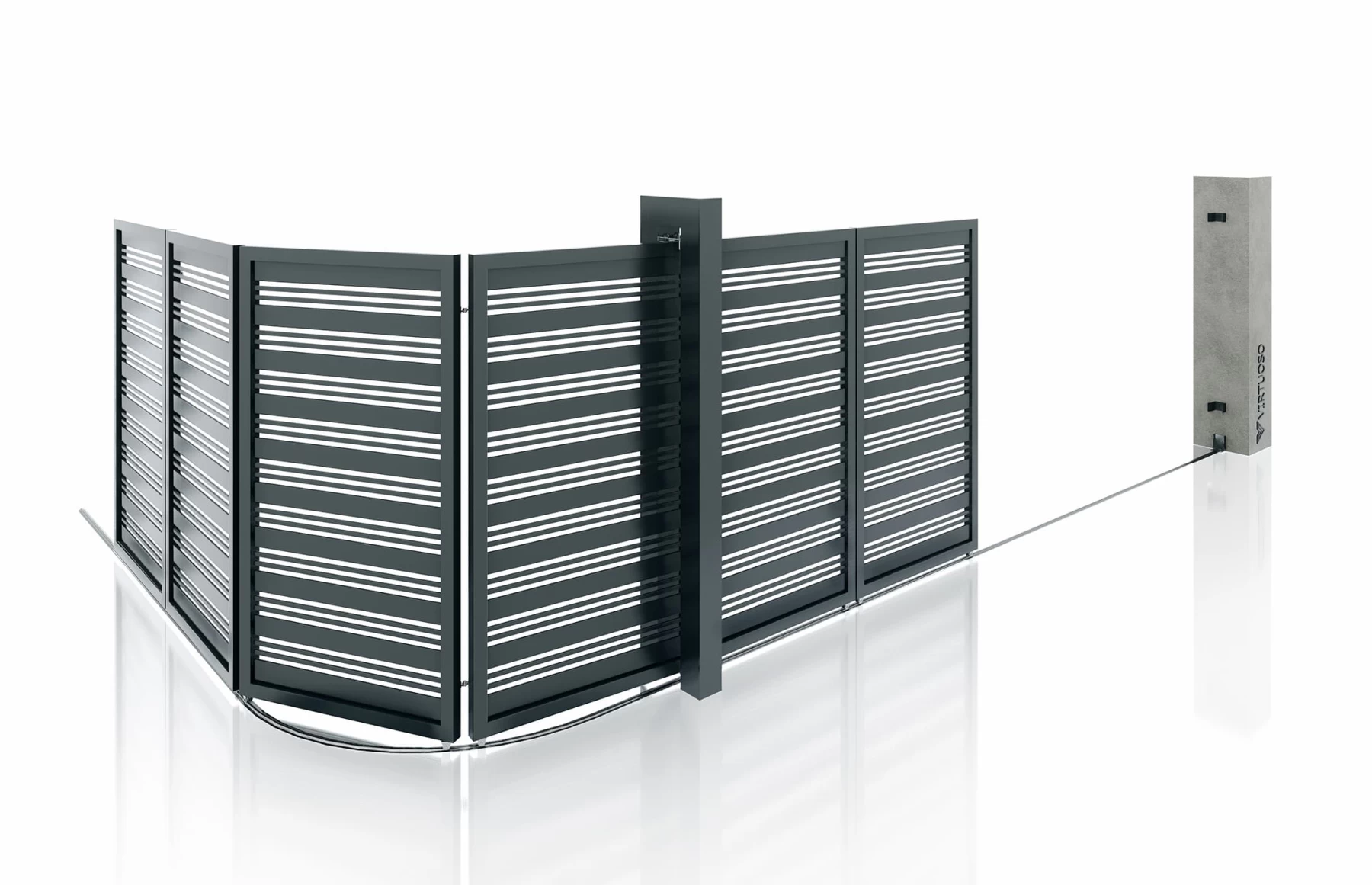 Poarta culisanta la 90 de grade, Venus, Aluminiu