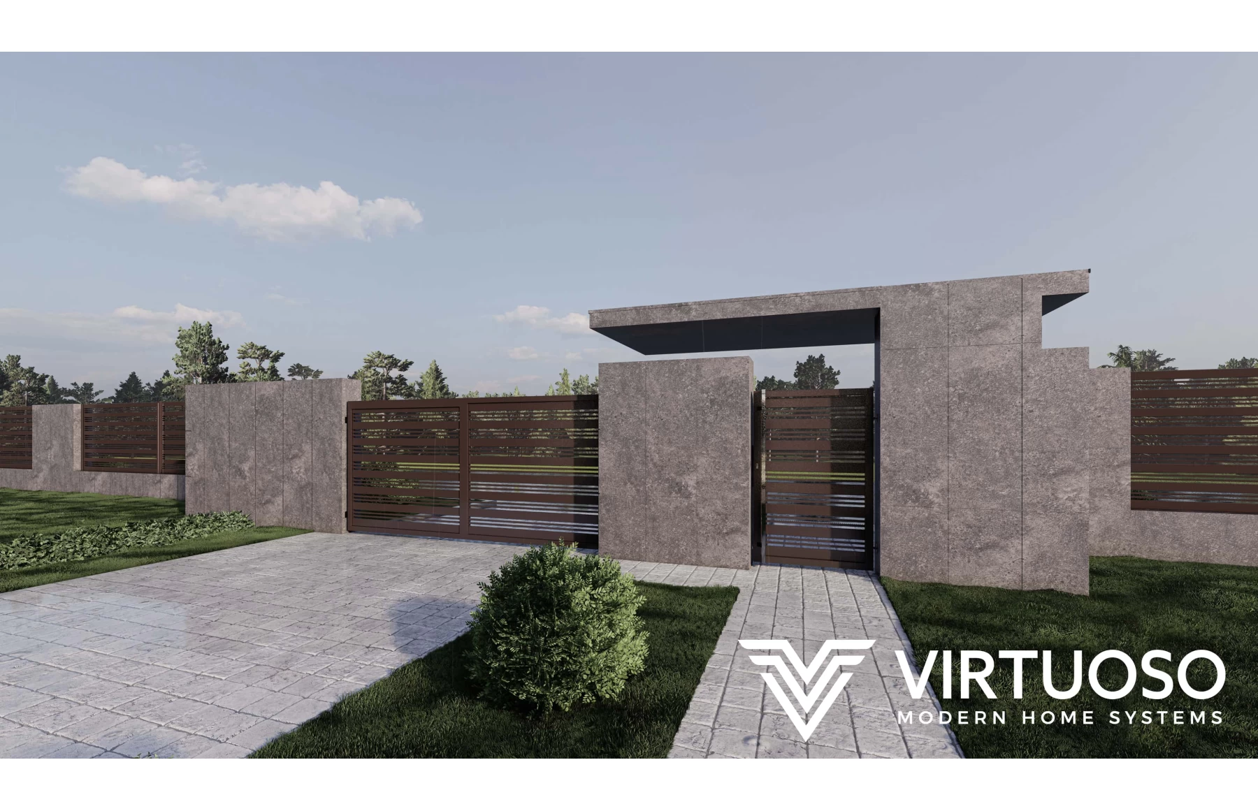 Poarta bi-fold articulata, Venus, Aluminiu