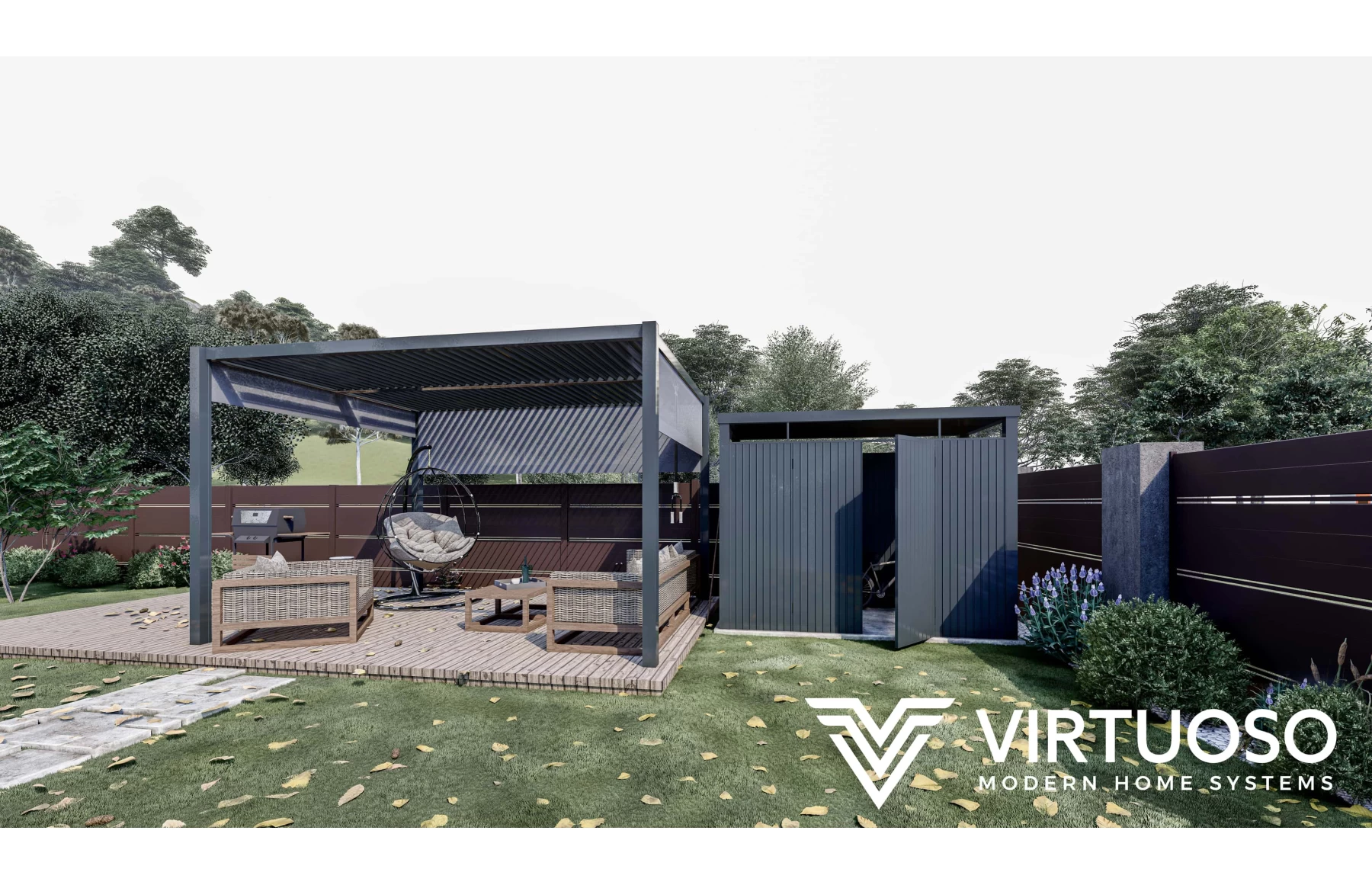 Poarta bi-fold articulata, Artemis, Aluminiu