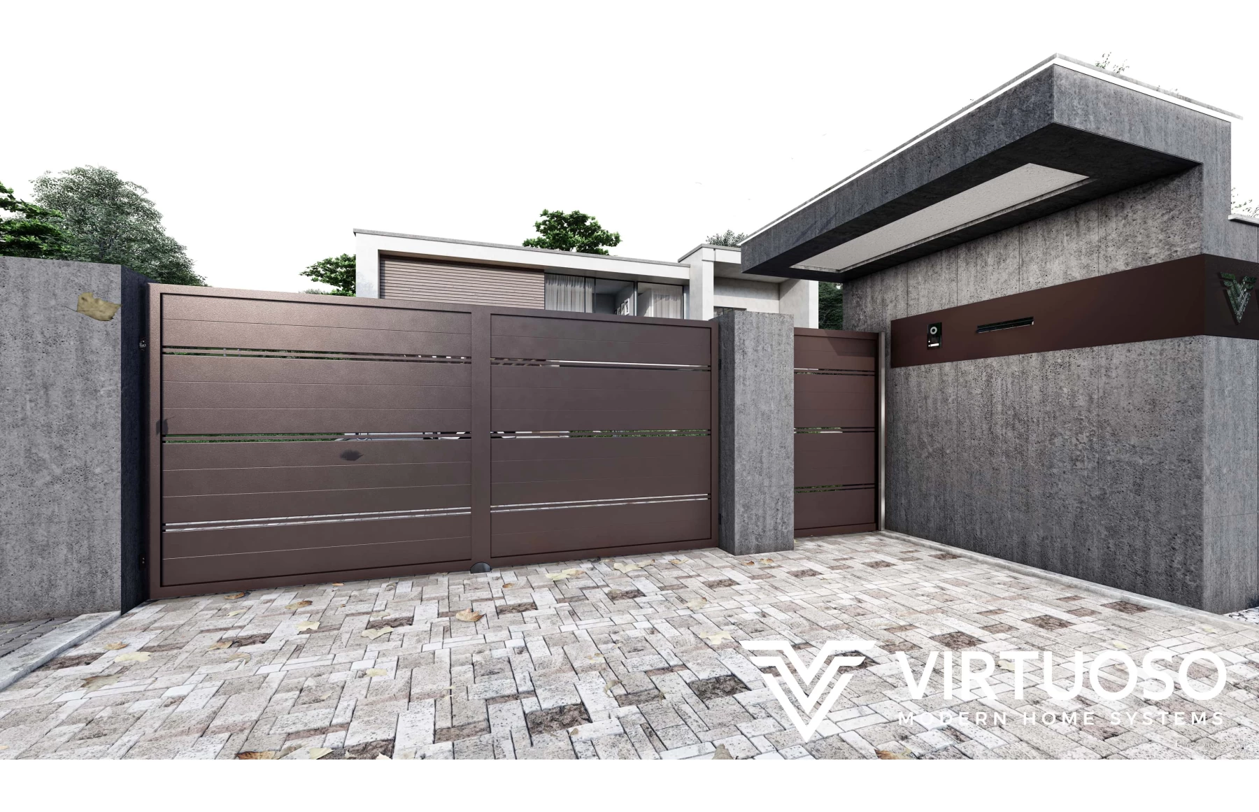 Poarta bi-fold articulata, Artemis, Aluminiu