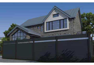 10 idei de design pentru porți auto batante