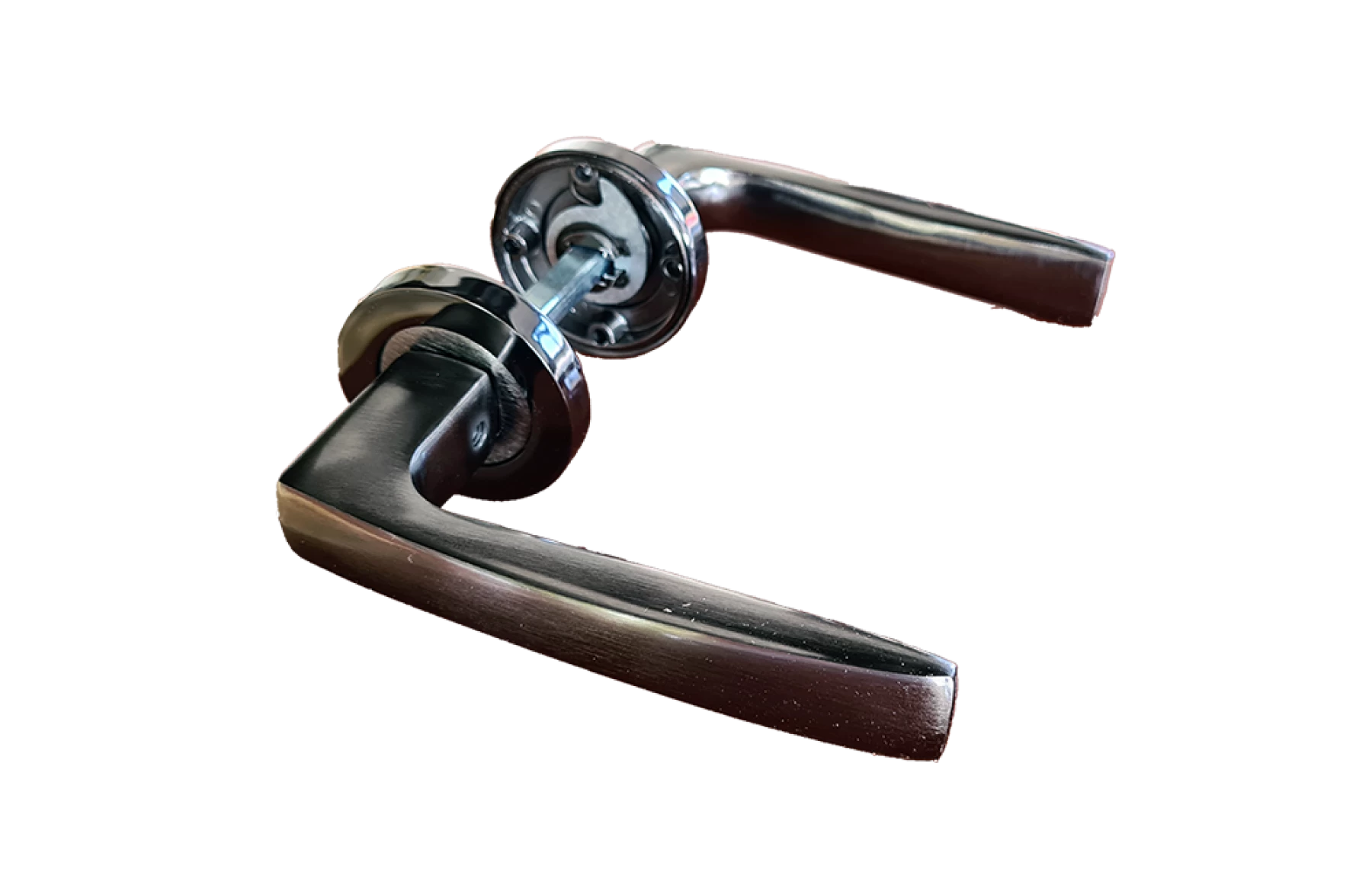 Set manere aluminiu LUX, argintiu