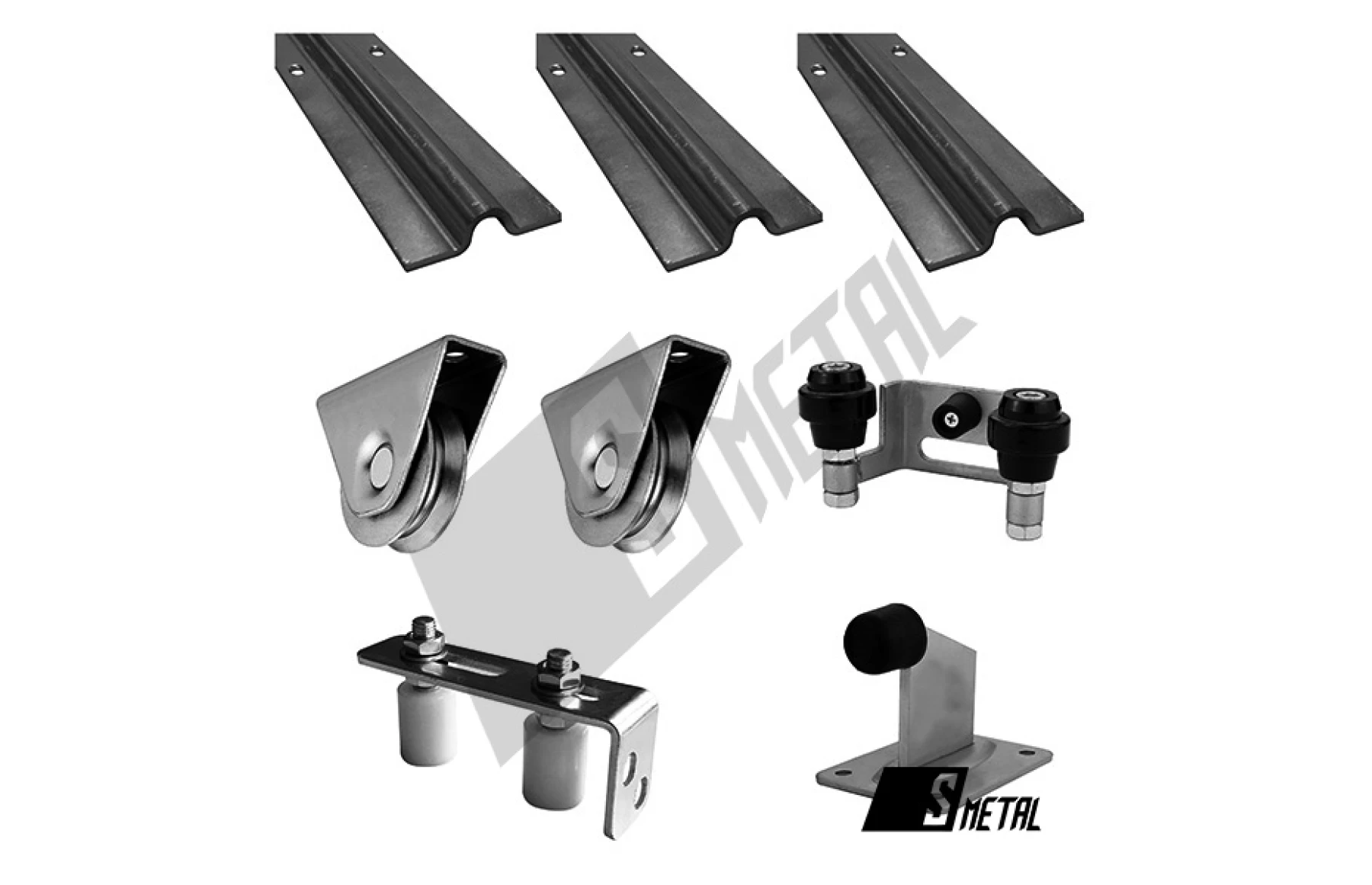 Kit poarta culisanta L1, greutate sustinuta 220kg