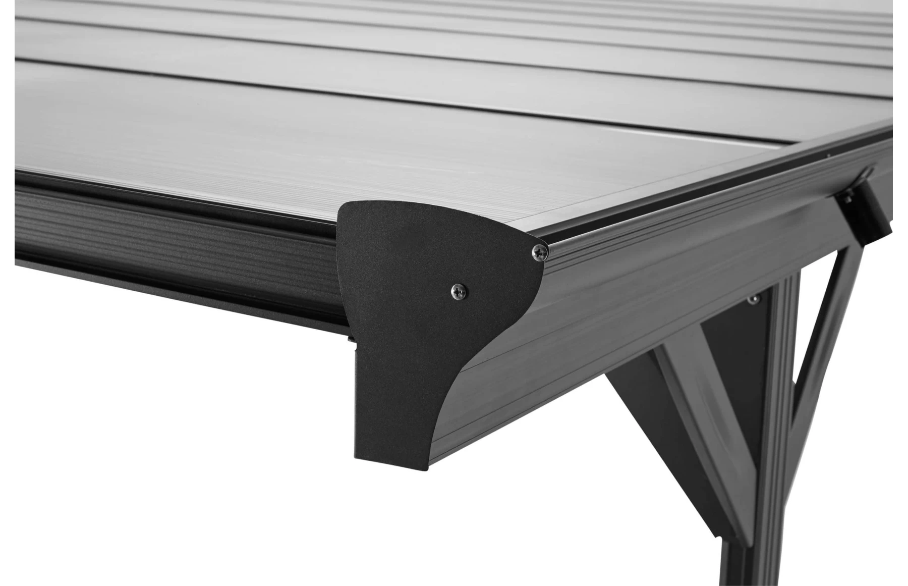 Copertina auto ALFA din aluminiu cu policarbonat, carport, 3050 x 5030 mm, Gri antracit RAL 7016