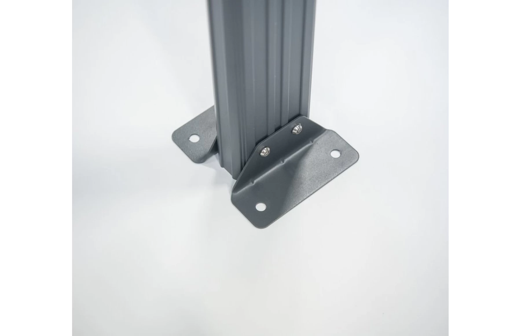 Copertina auto OMEGA din aluminiu cu policarbonat, carport, 3000 x 5050 mm, Gri antracit RAL 7016