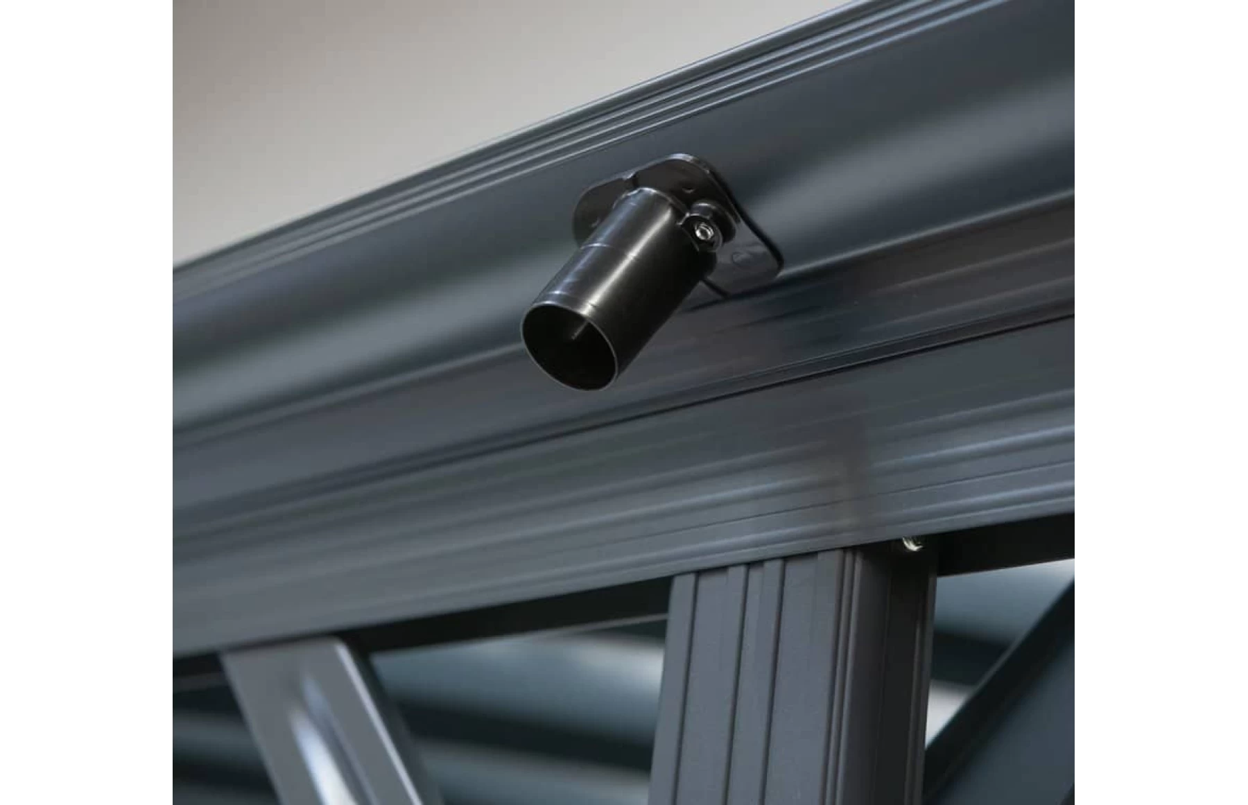 Copertina auto OMEGA din aluminiu cu policarbonat, carport, 3000 x 5050 mm, Gri antracit RAL 7016