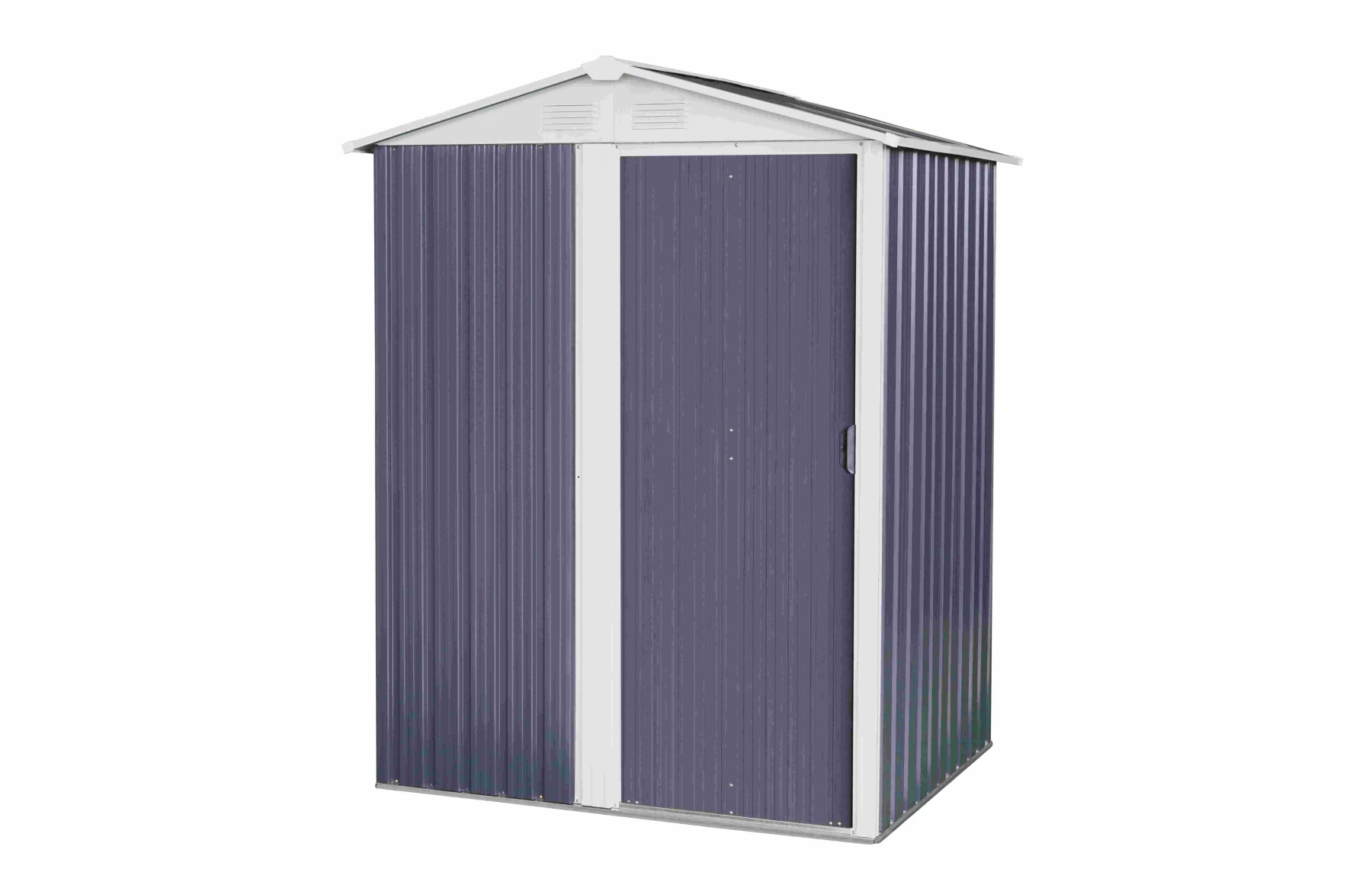 Magazie tip casuta depozitare gradina EasyBox Small 2m2, casuta depozitare unelte, Basic, Otel zincat