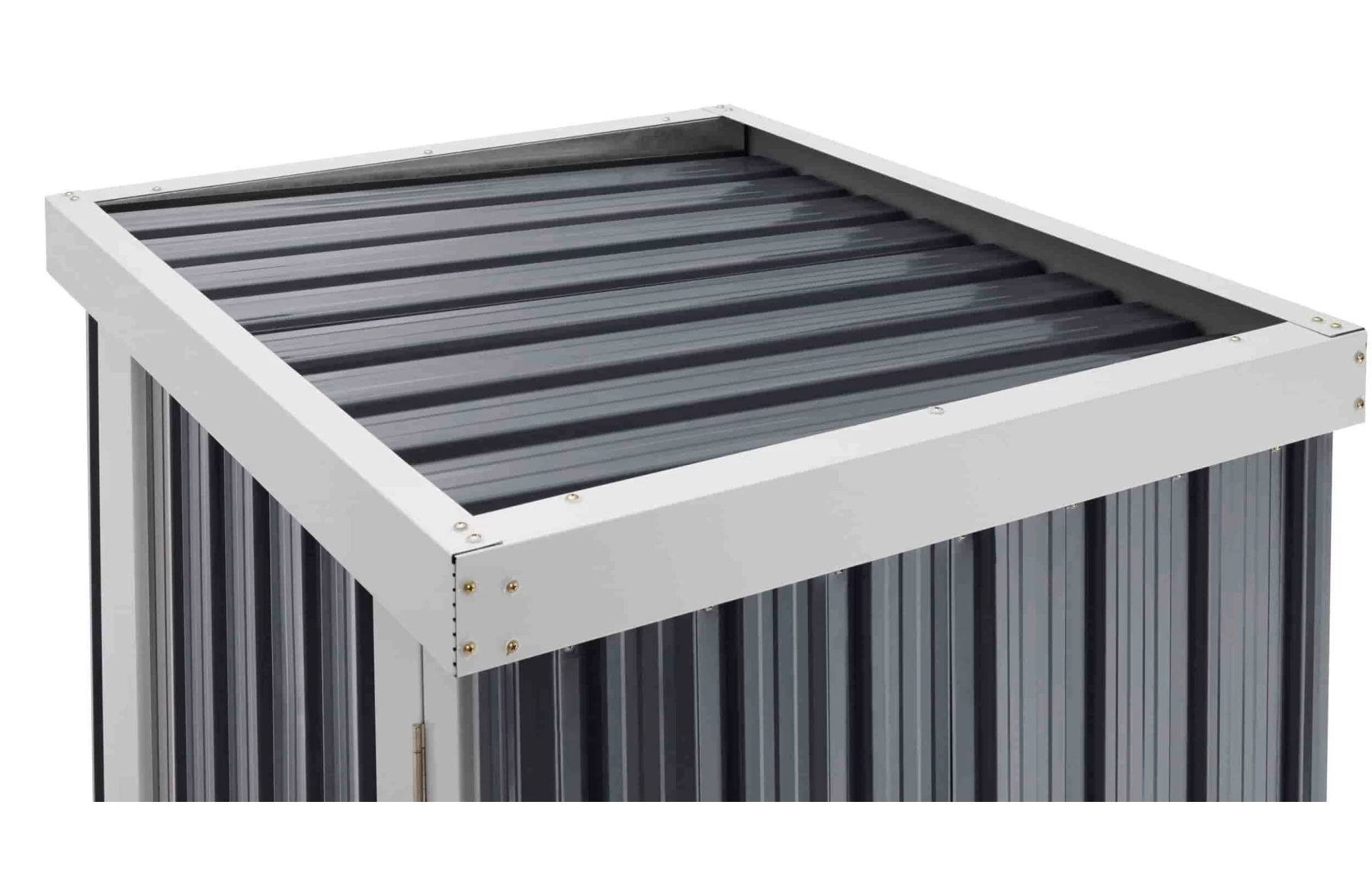 Magazie dulap depozitare gradina GoodBox Small, casuta depozitare unelte, Basic, Otel zincat