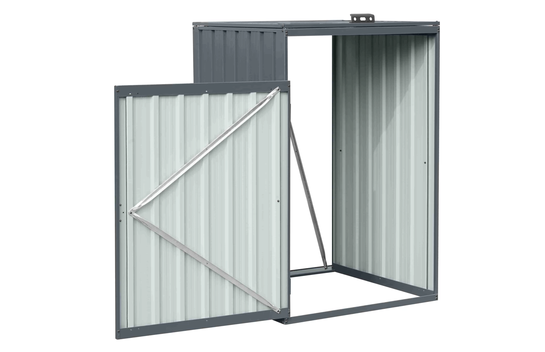 Magazie depozitare tomberoane gunoi MultiBin, depozitare pubela gunoi, Basic, Otel zincat