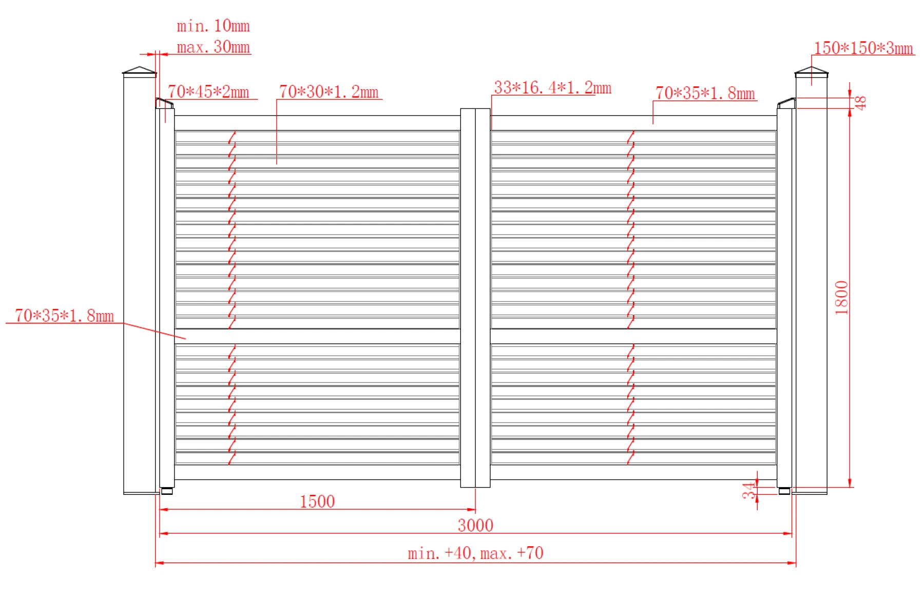 Poarta auto batanta aluminiu 3000x1800mm, prefabricat, Ivoire, model Jaluzea Suprem