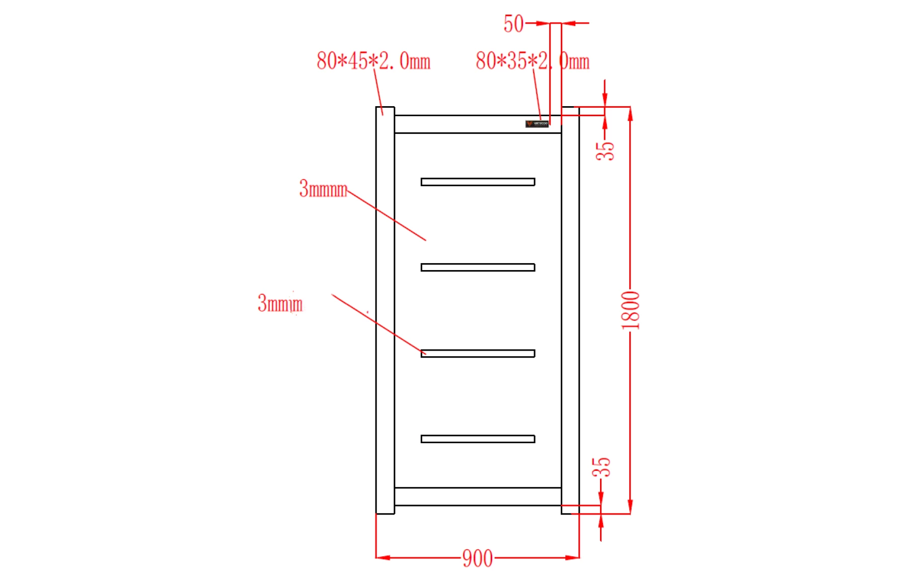 Poarta pietonala metalica din aluminiu 900x1800mm, prefabricata, gri antracit, model  Thor