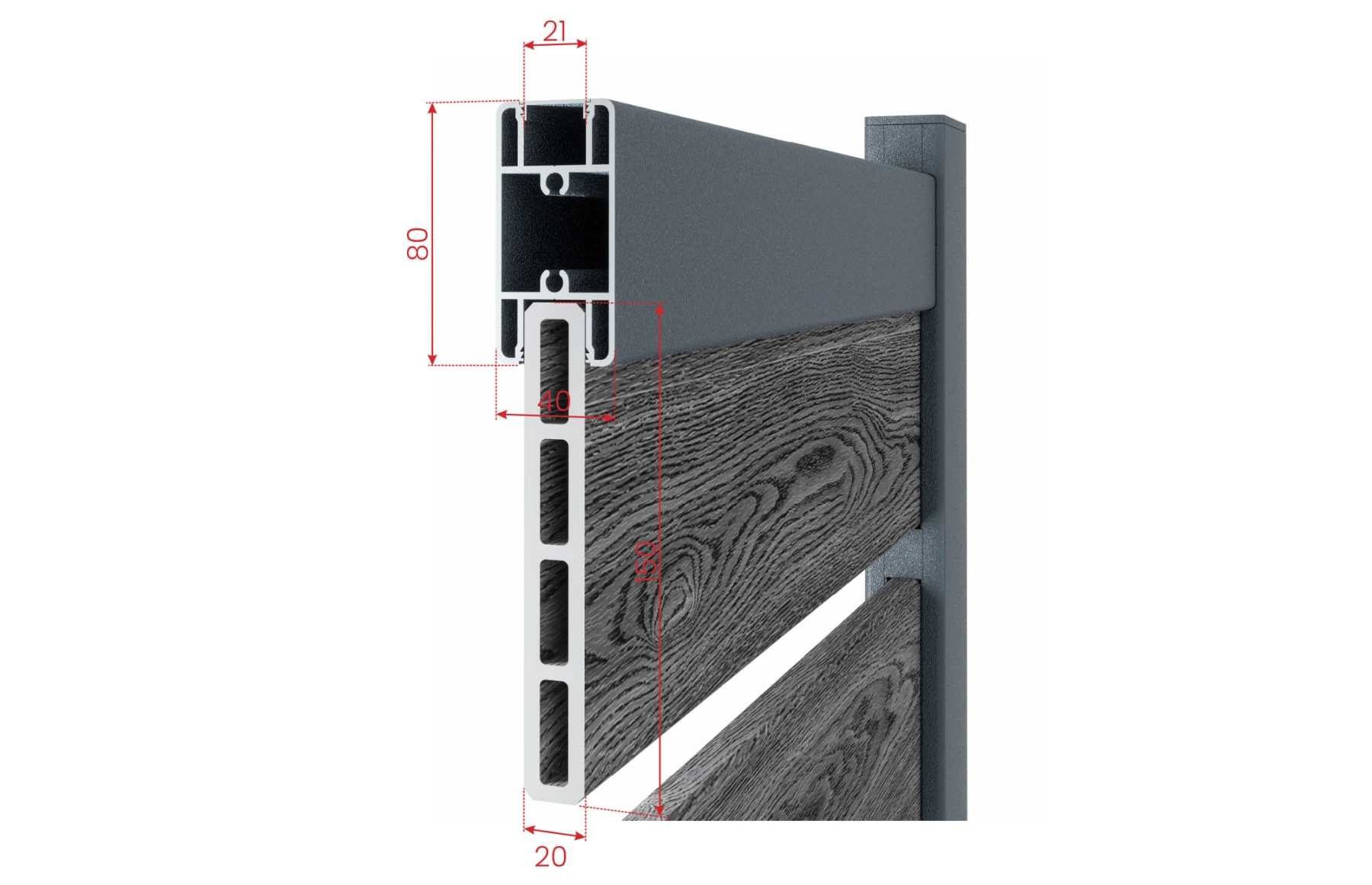 Set Porti Ares, WPC & Aluminiu