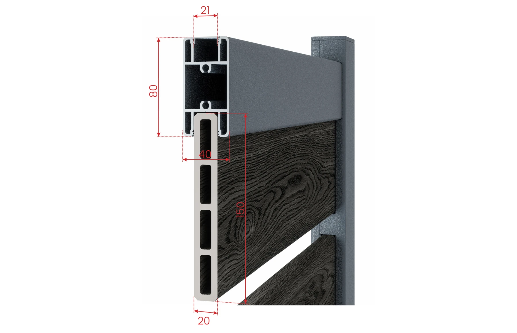 Set Porti Ares, WPC & Aluminiu