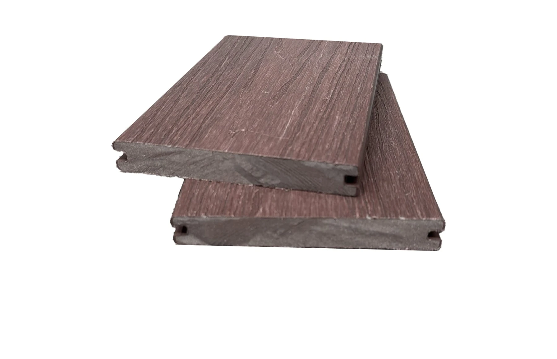Placa Deck Coextrudat, maro, o fata simpla, o fata 3D, rezistenta sporita, 140x20mm, L 3800mm