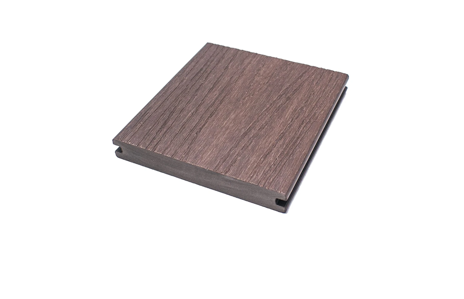 Placa Deck Coextrudat, maro, o fata simpla, o fata 3D, rezistenta sporita, 140x20mm, L 3800mm