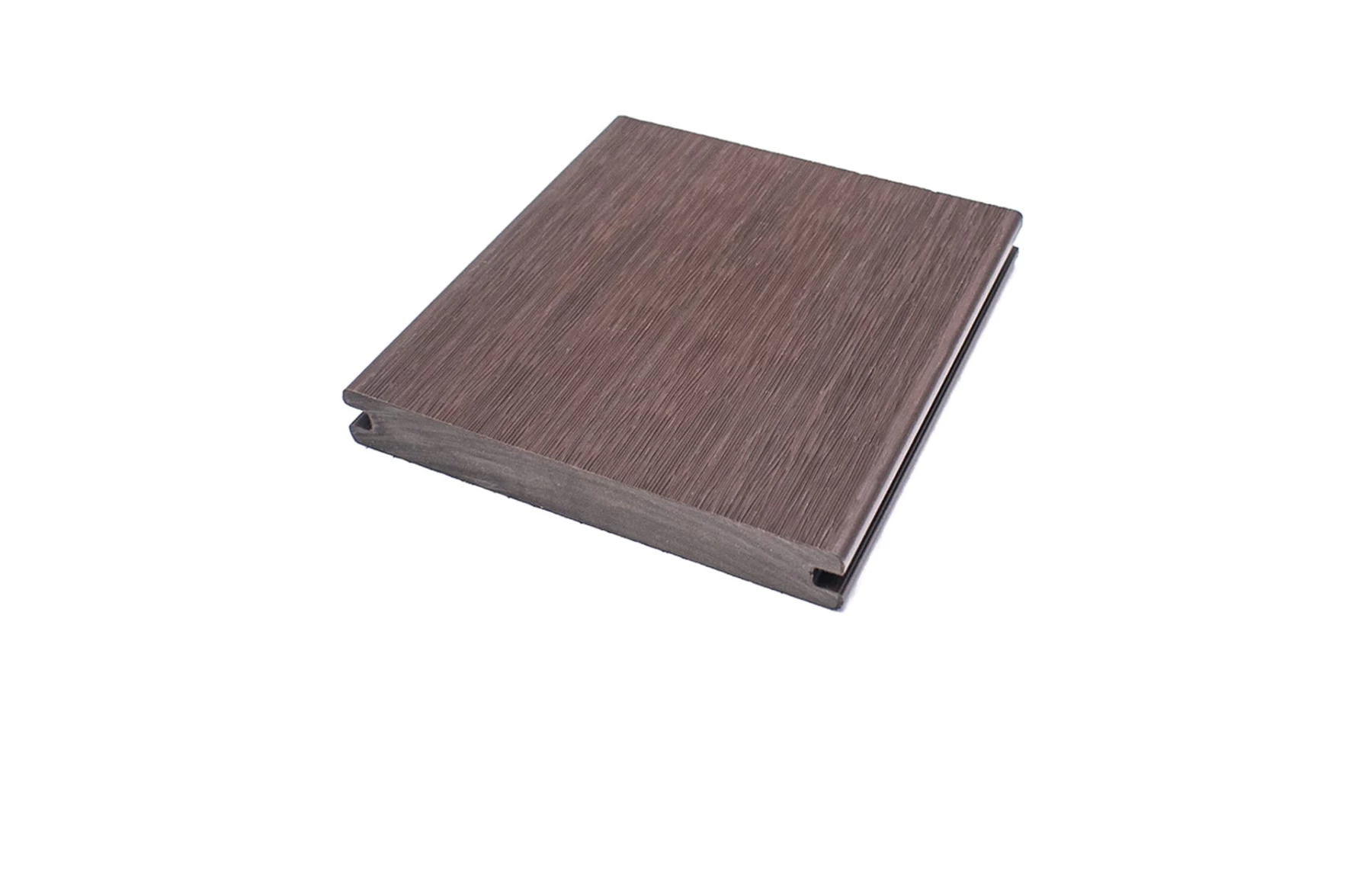 Placa Deck Coextrudat, maro, o fata simpla, o fata 3D, rezistenta sporita, 140x20mm, L 3800mm