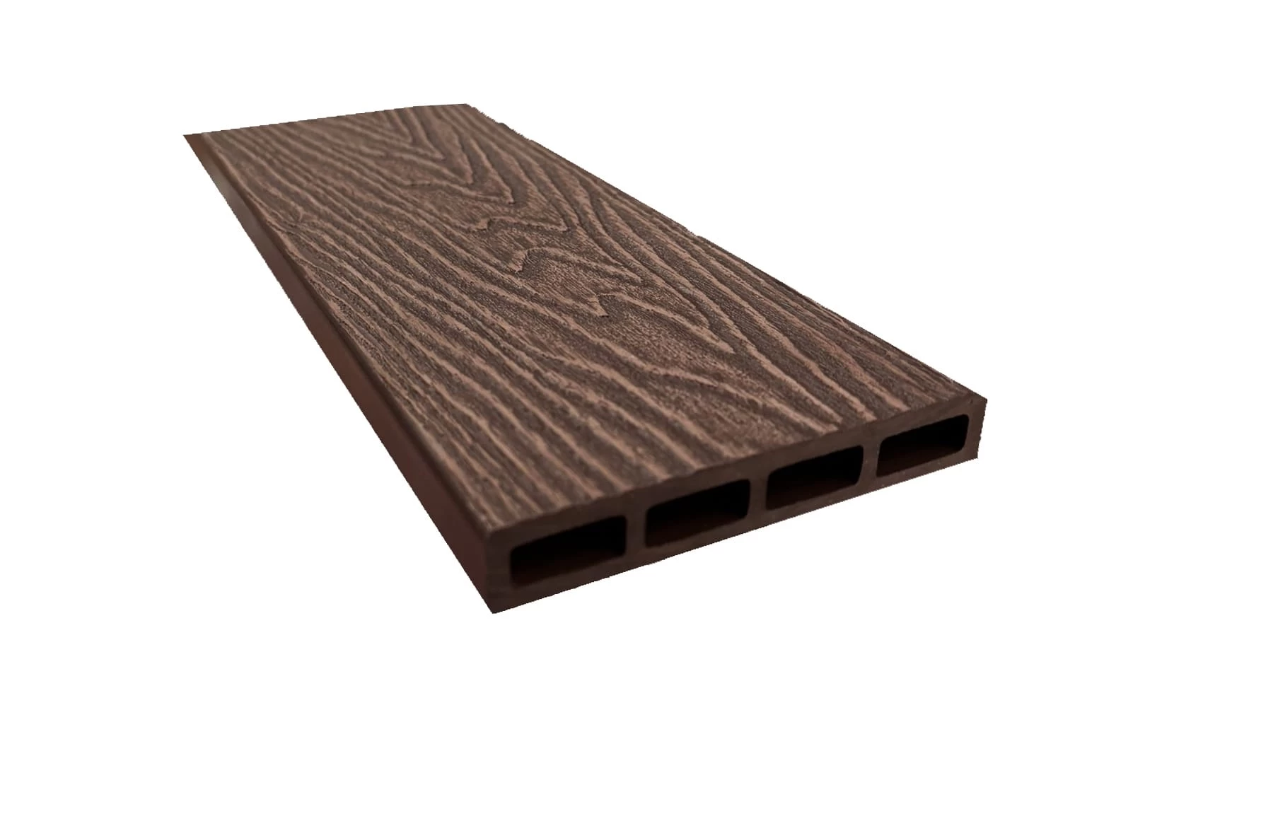 Placa gard 3D WPC Maro, Dimensiune 120x4000mm, Grosime 21mm