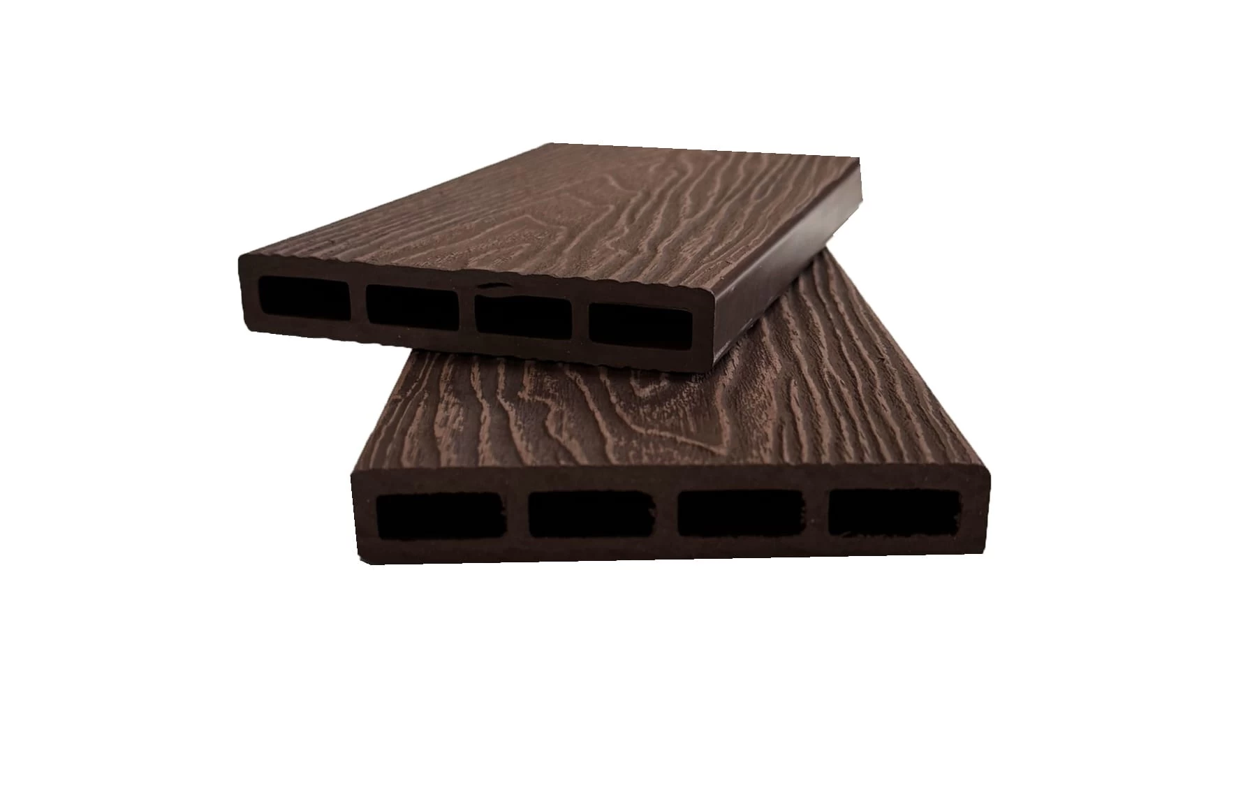 Placa gard 3D WPC Maro, Dimensiune 120x4000mm, Grosime 21mm