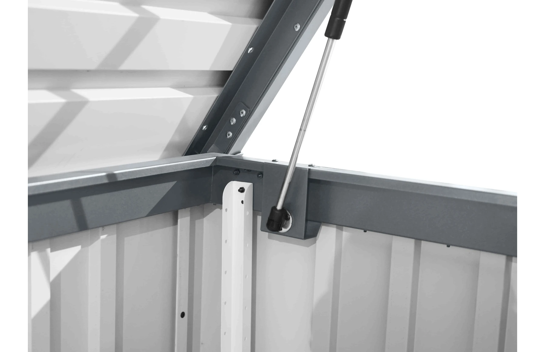 Magazie depozitare gradina WonderBox, casuta depozitare unelte, Premium, Otel zincat