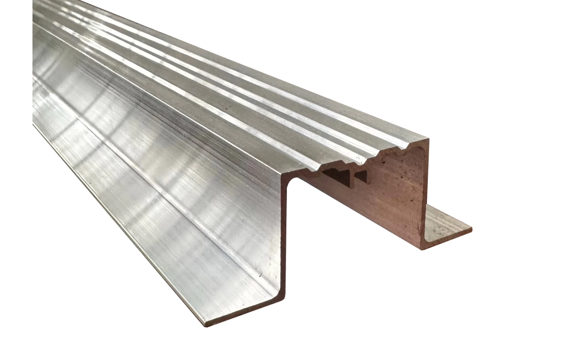 Grinda montaj deck din aluminiu, Dimensiune: 65 x 25 mm, lungime: 2000 mm