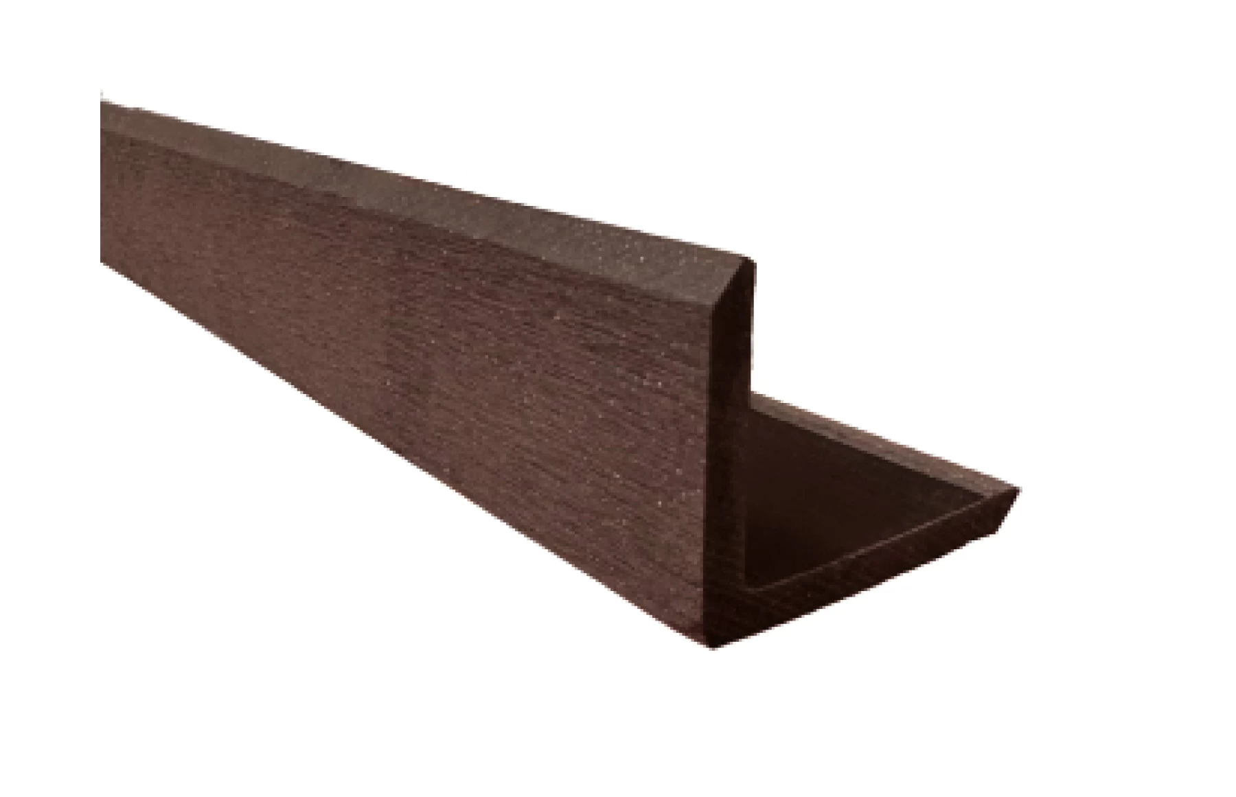 Profil L, WPC 3D,  55 x 45 mm X 4000 mm, maro