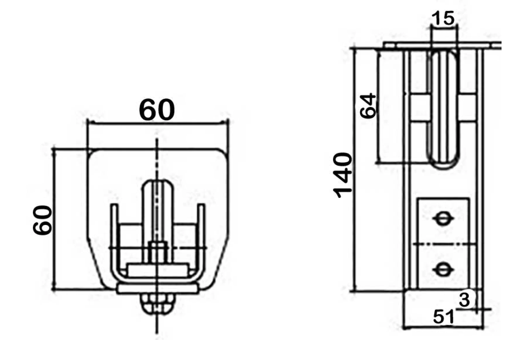 Kit poarta autoportanta XS5, greutate sustinuta 350kg